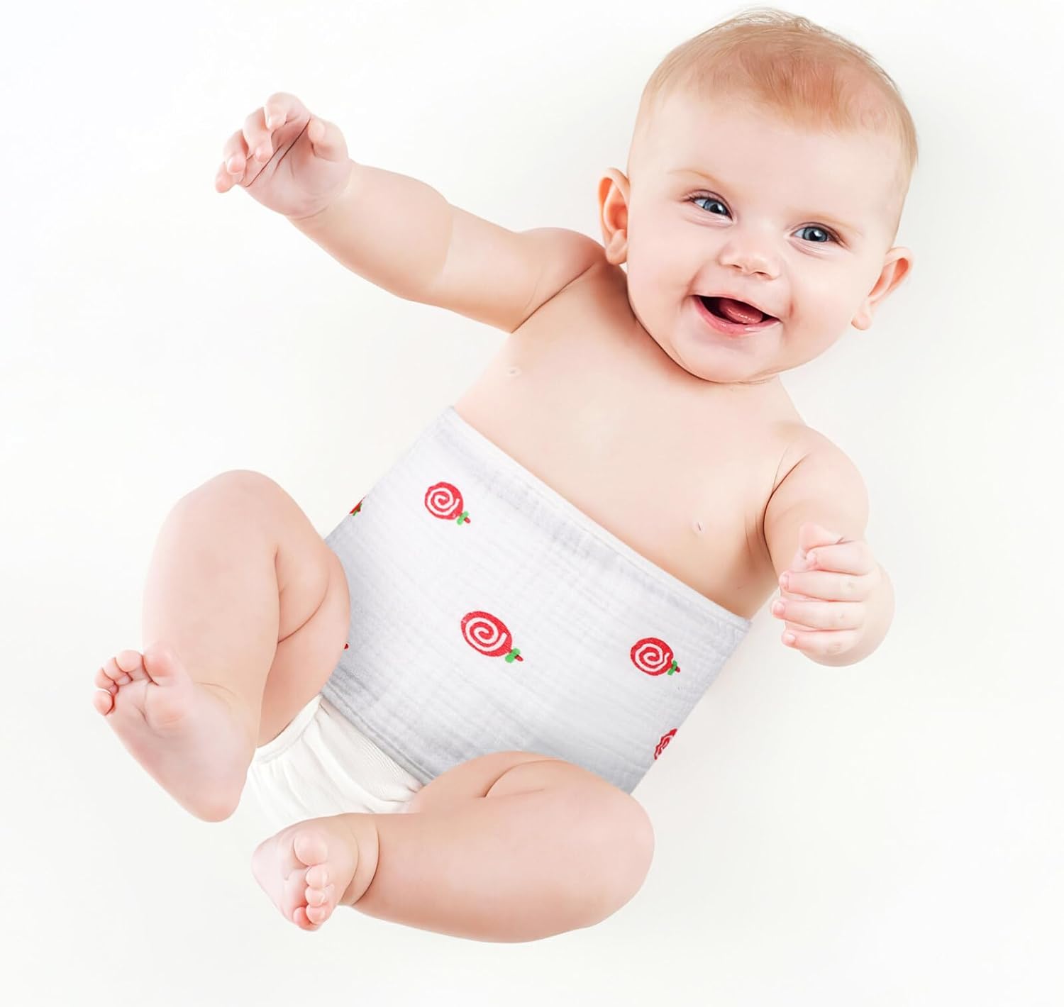 HEALLILY 20pcs Newborn Belly Band Infant Belly Protector Cute Cotton Belly Cover for Baby - Image 9
